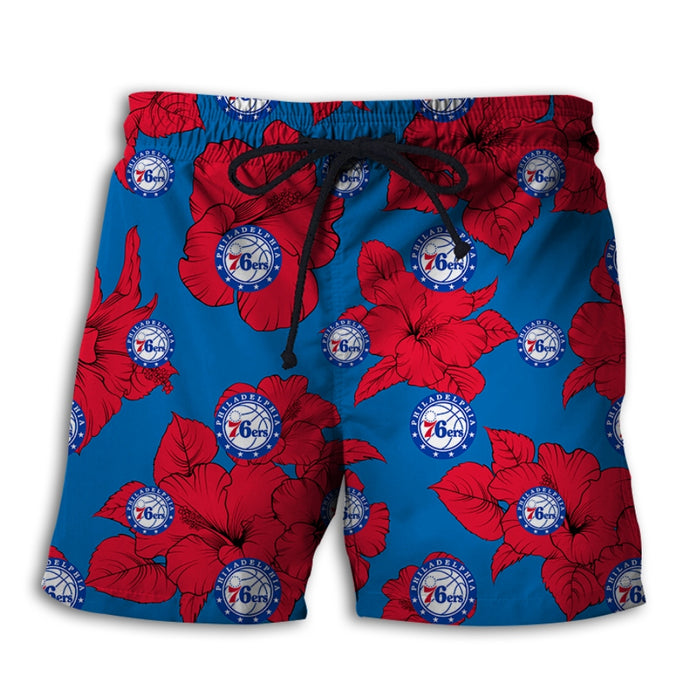 Philadelphia 76ers Tropical Floral Shorts