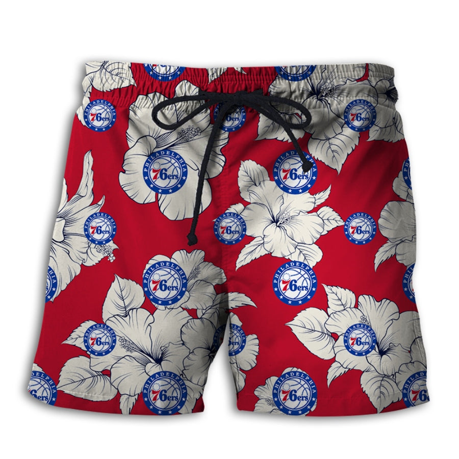 Philadelphia 76ers Tropical Floral Shorts