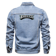 Load image into Gallery viewer, Philadelphia Eagles Denim Jacket