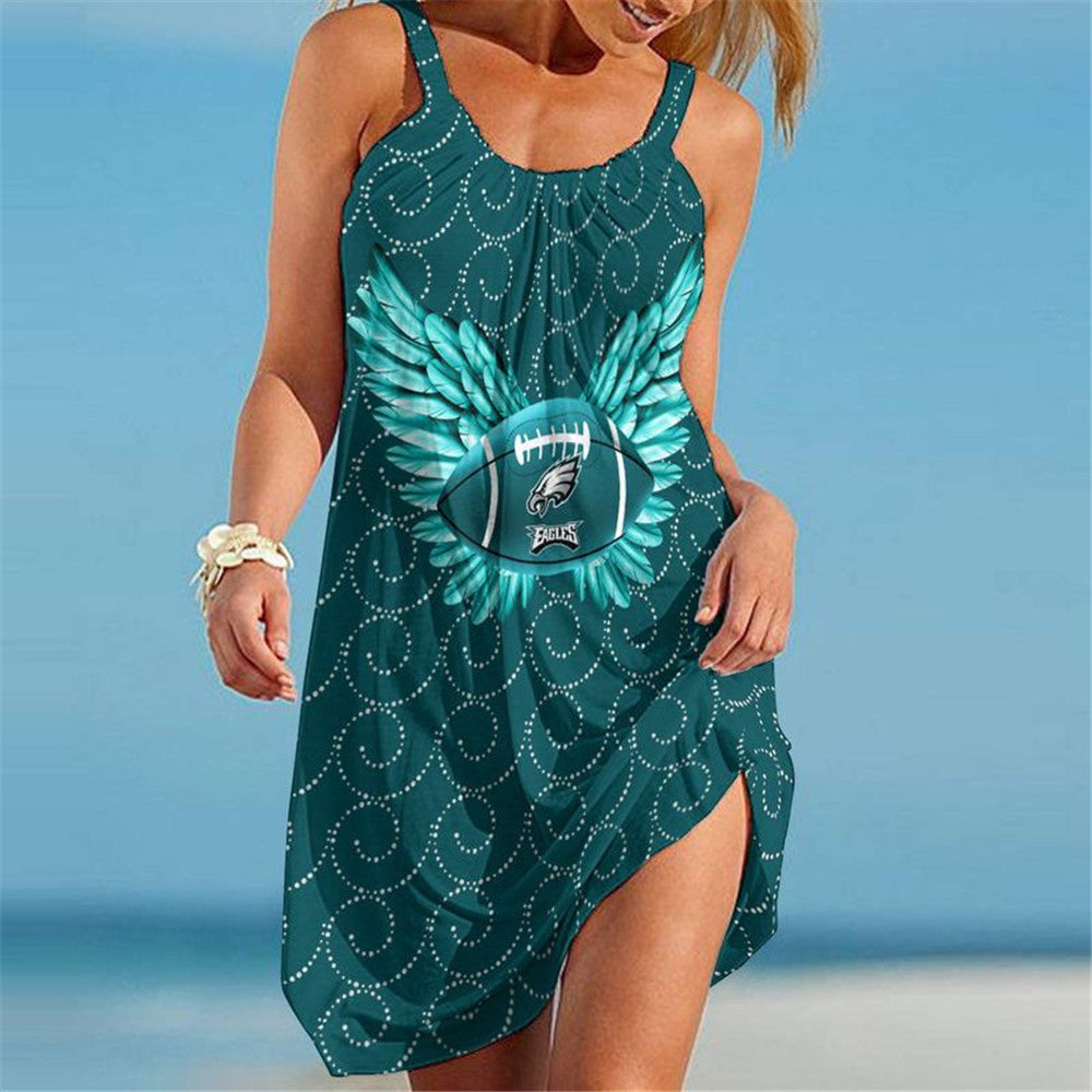 Philadelphia Eagles Women Beach Dress