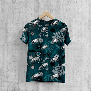 Philadelphia Eagles Aloha Hawaiian T-Shirt