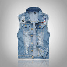 Load image into Gallery viewer, Philadelphia Eagles Denim Vest Jacket