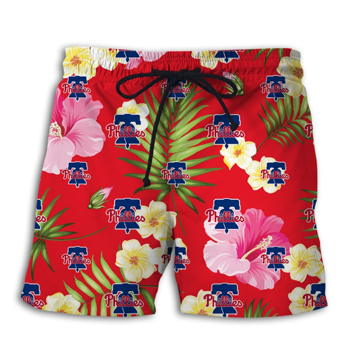 Philadelphia Phillies Summer Floral Shorts