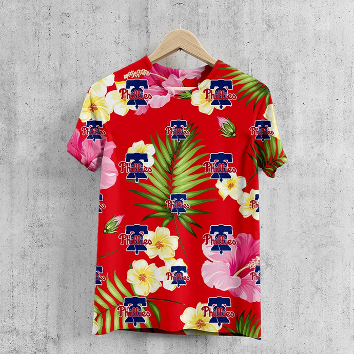 Philadelphia Phillies Summer Floral T-Shirt