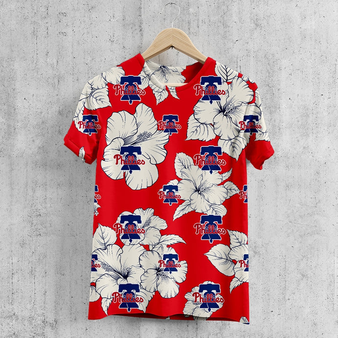 Philadelphia Phillies Tropical Floral T-Shirt