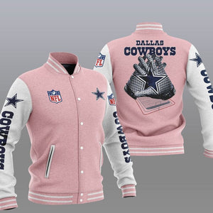 Dallas Cowboys Casual 3D Letterman Jacket