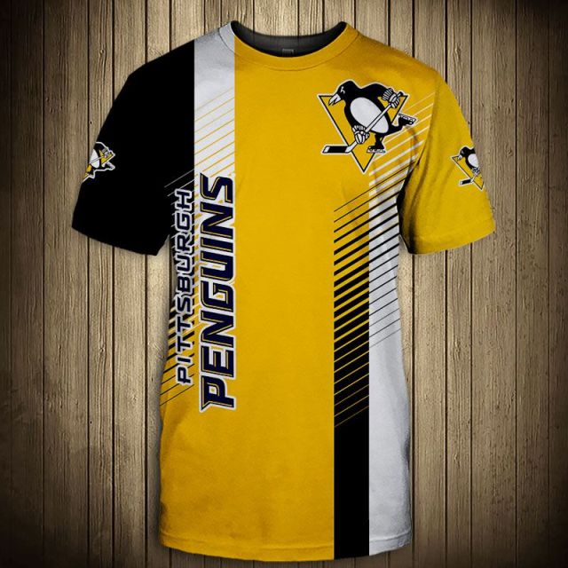 Pittsburgh Penguins Stripes T-Shirts
