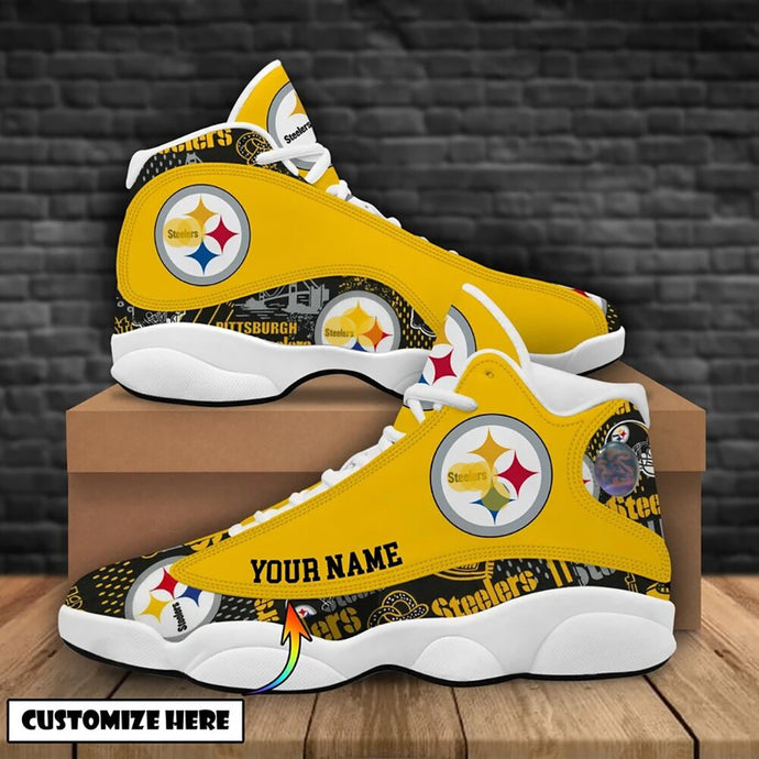 Pittsburgh Steelers Casual 3D Air Jordon Shoes