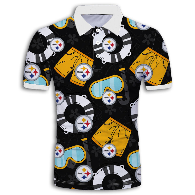 Pittsburgh Steelers Cool Summer Polo Shirt