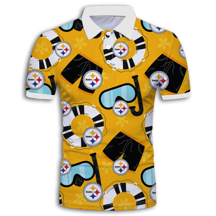 Pittsburgh Steelers Cool Summer Polo Shirt