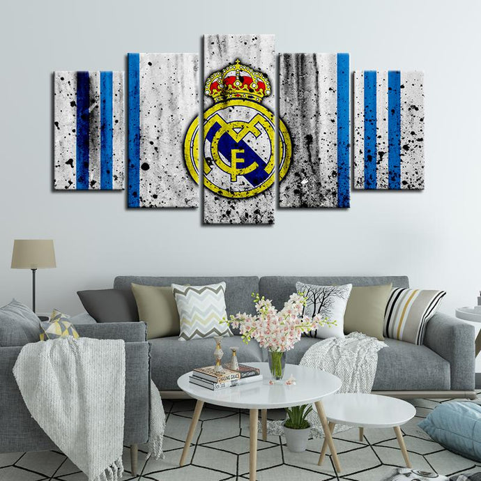 Real Madrid Rough Look Canvas