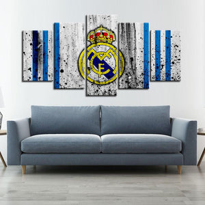 Real Madrid Rough Look Canvas