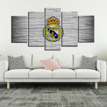 Load image into Gallery viewer, Real Madrid Wooden Look Canvas