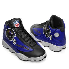Load image into Gallery viewer, Baltimore Ravens Casual Air Jordon Sneaker Shoes