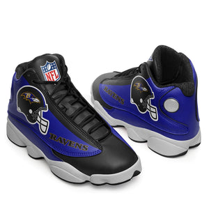 Baltimore Ravens Casual Air Jordon Sneaker Shoes