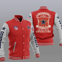 Load image into Gallery viewer, Dallas Cowboys You Will Never Understand Letterman Jacket