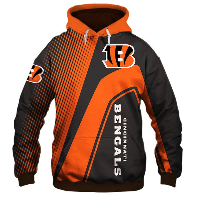 Cincinnati Bengals Casual 3D Hoodie