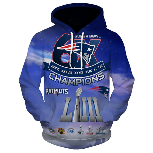 New England Patriots Super Bowl Hoodie