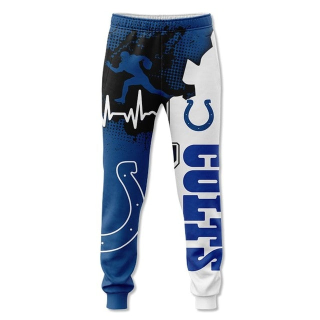 Indianapolis Colts Beating Curve 3D Sweatpants