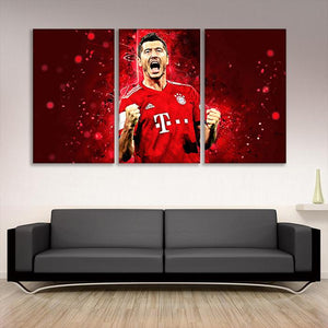 Robert Lewandowski Bayern Munich Wall Art Canvas 1