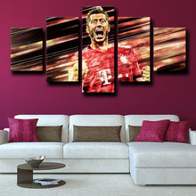 Load image into Gallery viewer, Robert Lewandowski Bayern Munich Wall Art Canvas 2