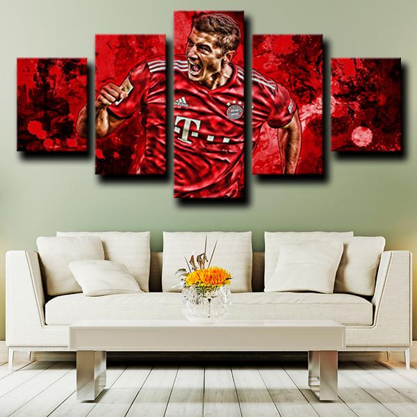 Robert Lewandowski Bayern Munich Wall Art Canvas 4