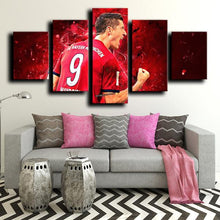 Load image into Gallery viewer, Robert Lewandowski Bayern Munich Wall Art Canvas 6