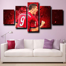 Load image into Gallery viewer, Robert Lewandowski Bayern Munich Wall Art Canvas 6