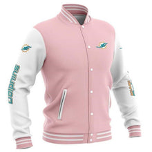 Load image into Gallery viewer, Miami Dolphins Letterman Jacket