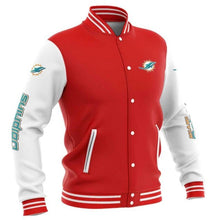 Load image into Gallery viewer, Miami Dolphins Letterman Jacket