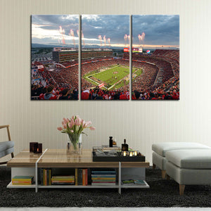 San Francisco 49ers Stadium Wall Canvas 2
