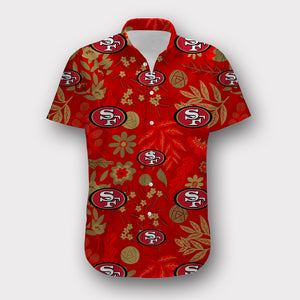 San Francisco 49ers Aloha Hawaiian Shirt
