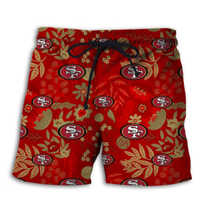 San Francisco 49ers Aloha Hawaiian Shorts
