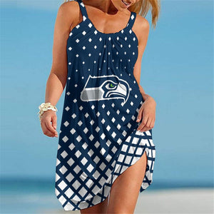 Seattle Seahawks Women Cool Beach Dress