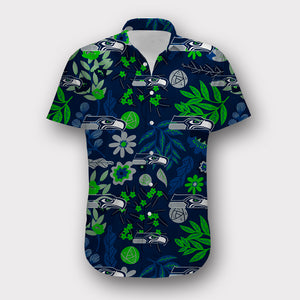 Seattle Seahawks Aloha Hawaiian Shirt