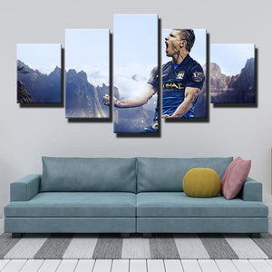 Sergio Agüero Manchester City Wall Canvas 1