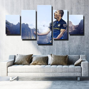 Sergio Agüero Manchester City Wall Canvas 1