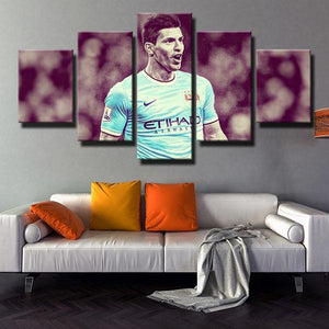 Sergio Agüero Manchester City Wall Canvas