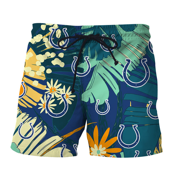 Indianapolis Colts Summer Floral Shorts