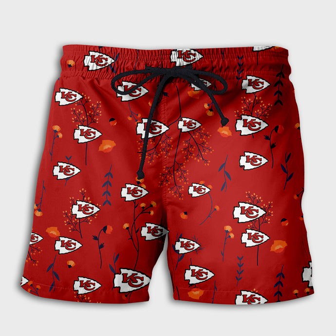 Kansas City Chiefs Summer Leaves Shorts