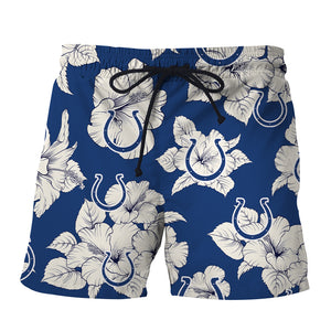 Indianapolis Colts Tropical Floral Shorts