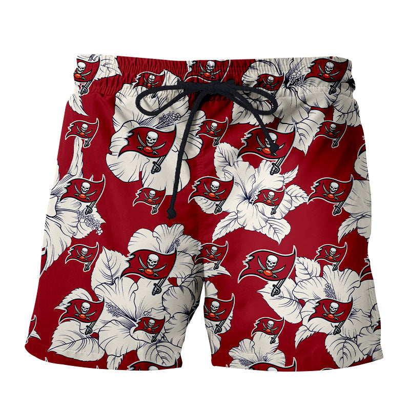 Tampa Bay Buccaneers Tropical Floral Shorts