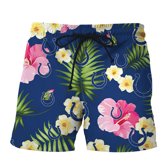 Indianapolis Colts Summer Floral Shorts