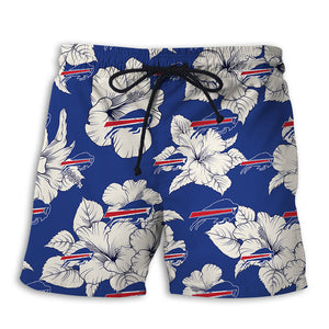 Buffalo Bills Tropical Floral Shorts
