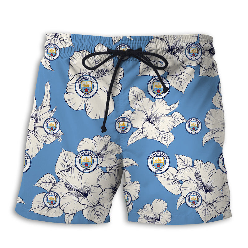 Manchester City FC Tropical Floral Shorts
