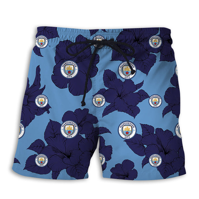 Manchester City FC Tropical Floral Shorts