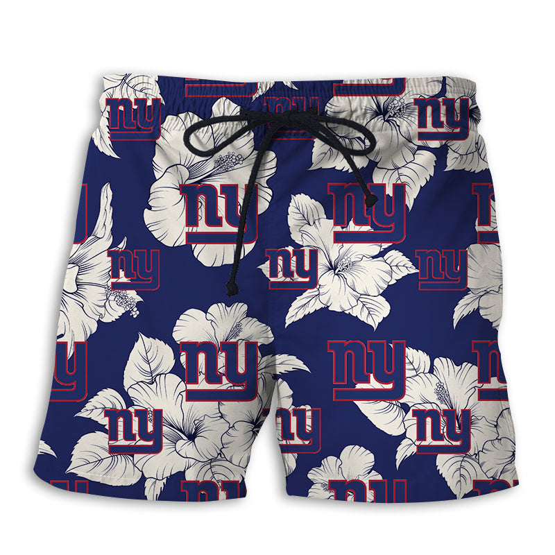 New York Giants Tropical Floral Shorts