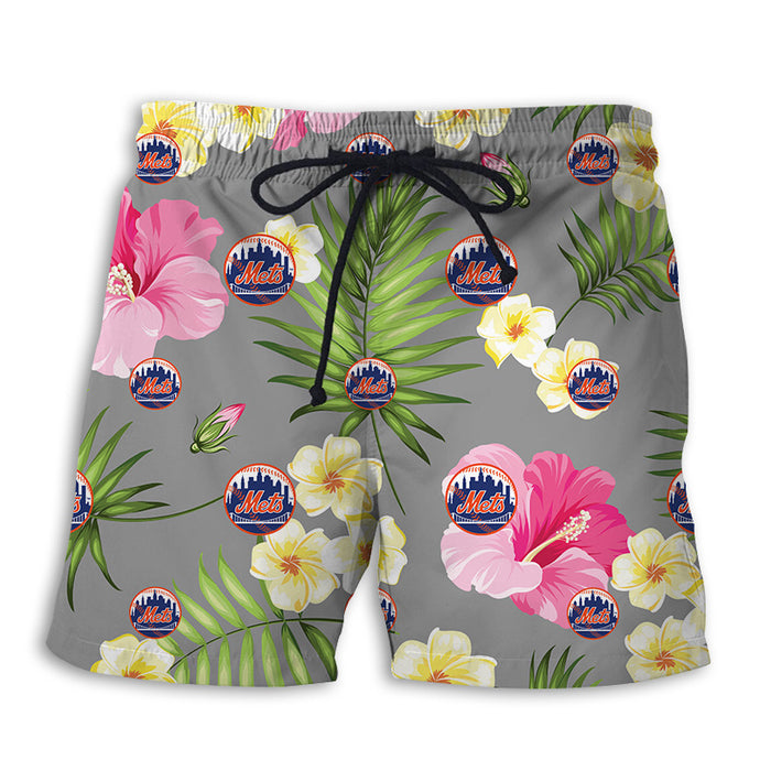 New York Mets Summer Floral Shorts