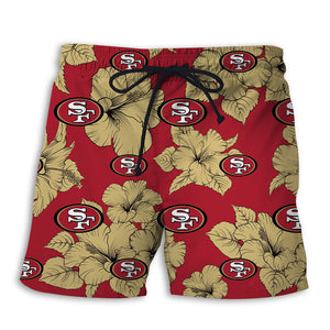 San Francisco 49ers Tropical Floral Shorts