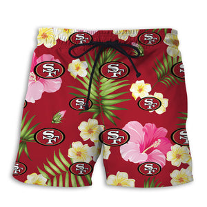 San Francisco 49ers Summer Floral Shorts